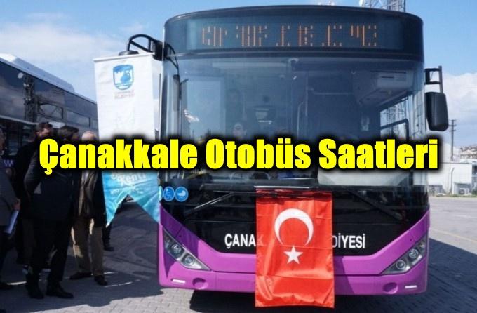 Çanakkale Otobüs Saatleri ve Güzergahları 2025